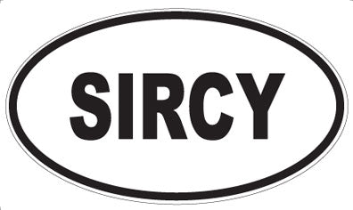 SIRCY - Oval Sticker