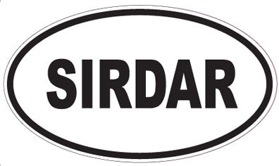 SIRDAR - Oval Sticker