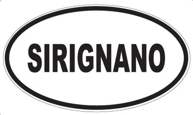 SIRIGNANO - Oval Magnet