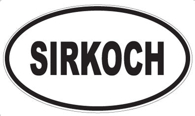 SIRKOCH - Oval Magnet