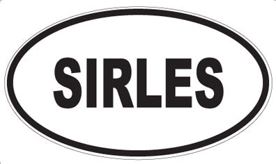SIRLES - Oval Magnet