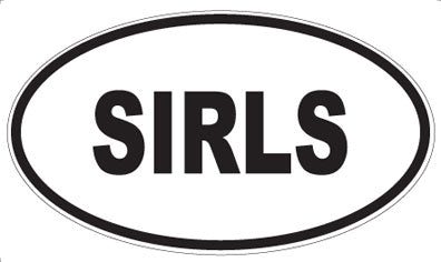 SIRLS - Oval Sticker