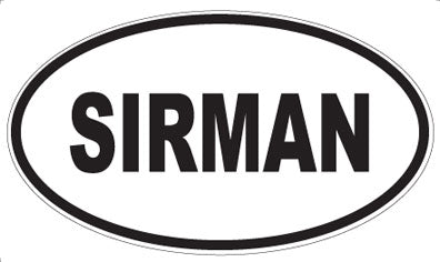 SIRMAN - Oval Magnet