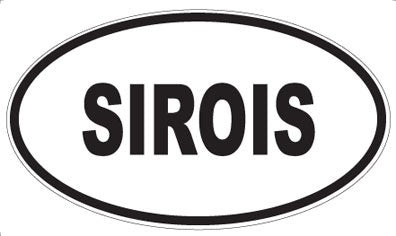 SIROIS - Oval Sticker