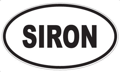 SIRON - Oval Magnet