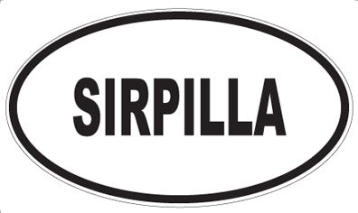 SIRPILLA - Oval Sticker