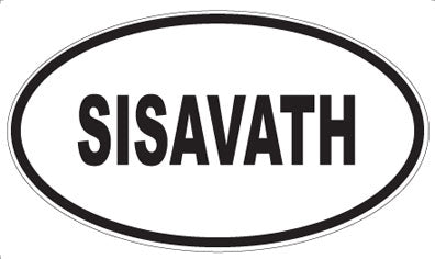 SISAVATH - Oval Magnet