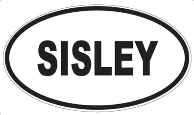 SISLEY - Oval Sticker