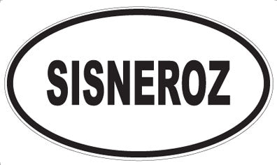 SISNEROZ - Oval Sticker