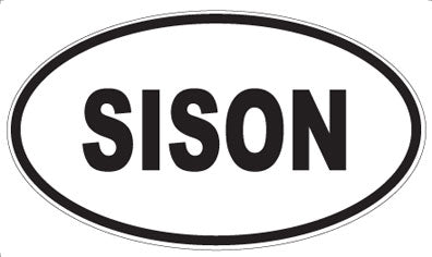 SISON - Oval Magnet