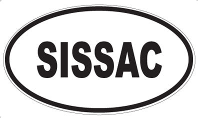 SISSAC - Oval Sticker