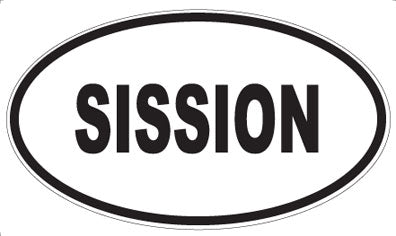 SISSION - Oval Magnet