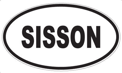 SISSON - Oval Magnet