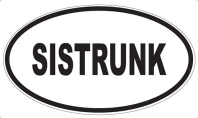 SISTRUNK - Oval Sticker