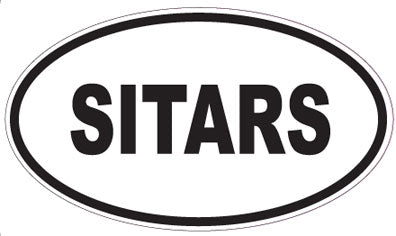 SITARS - Oval Sticker