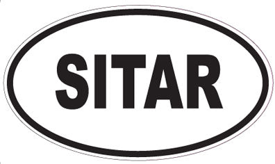 SITAR - Oval Magnet