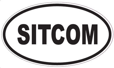 SITCOM - Oval Sticker