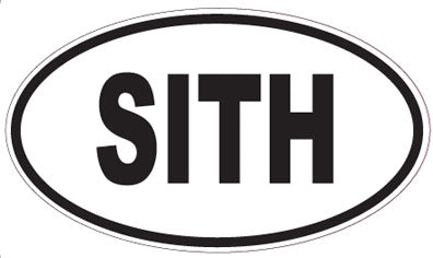 SITH - Oval Sticker