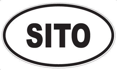 SITO - Oval Sticker