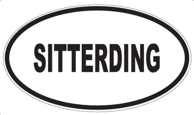 SITTERDING - Oval Magnet