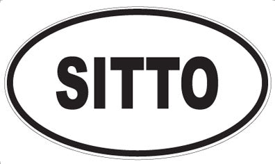 SITTO - Oval Magnet