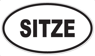 SITZE - Oval Magnet