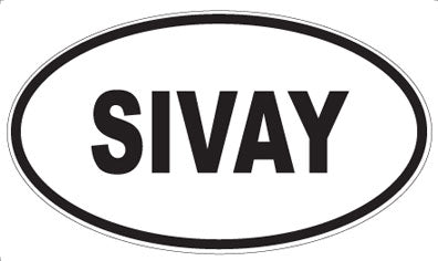 SIVAY - Oval Sticker