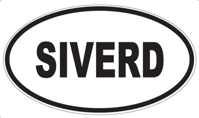 SIVERD - Oval Magnet