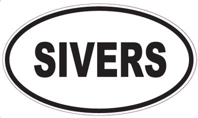 SIVERS - Oval Sticker