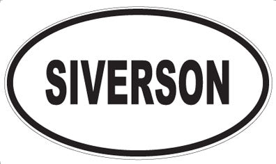 SIVERSON - Oval Magnet