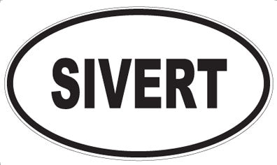 SIVERT - Oval Sticker