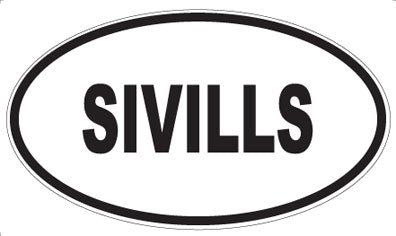 SIVILLS - Oval Magnet
