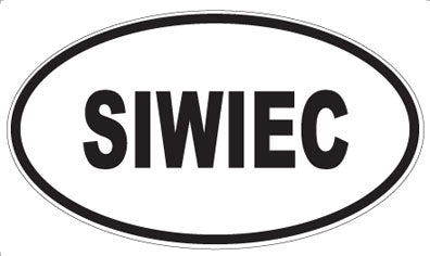 SIWIEC - Oval Magnet