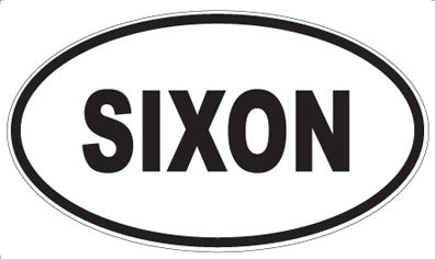 SIXON - Oval Magnet