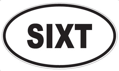SIXT - Oval Magnet