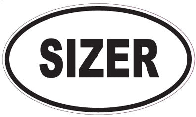 SIZER - Oval Magnet