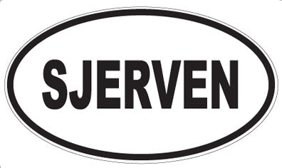 SJERVEN - Oval Magnet