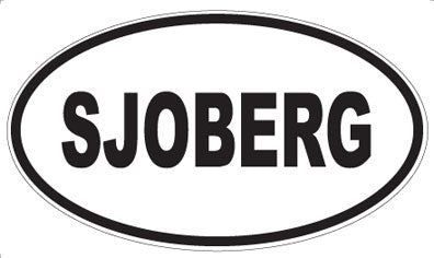 SJOBERG - Oval Magnet