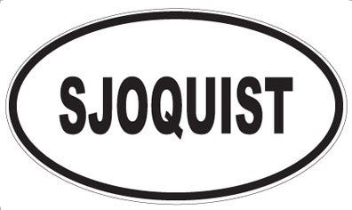 SJOQUIST - Oval Magnet