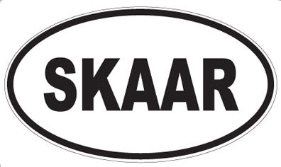 SKAAR - Oval Sticker