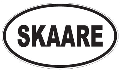 SKAARE - Oval Sticker