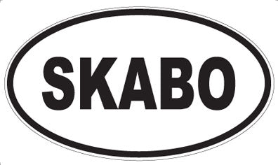SKABO - Oval Magnet