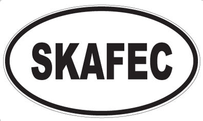 SKAFEC - Oval Sticker