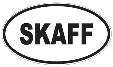 SKAFF - Oval Sticker