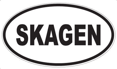 SKAGEN - Oval Sticker