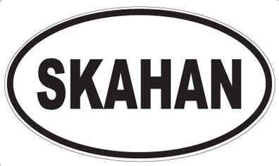 SKAHAN - Oval Sticker