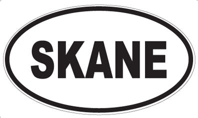 SKANE - Oval Sticker