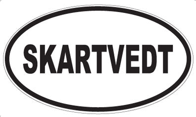 SKARTVEDT - Oval Magnet