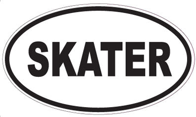SKATER - Oval Sticker