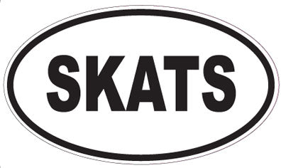 SKATS - Oval Magnet